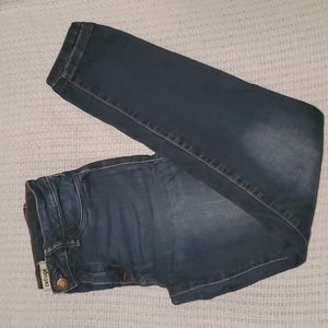 Mid Rise Skinny Blue Jeans